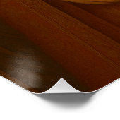 002_A fairy princess in burnt orange. Poster (Ecke)