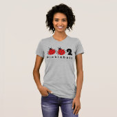 🐞 002, benutzerdefinierter Text, Niedlicher Pickl T-Shirt (Vorne ganz)