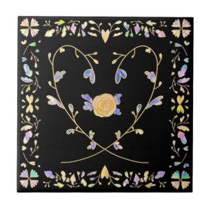 002 Herz-Rose Fliese