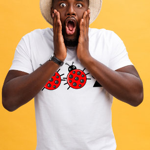 🐞 002, Niedlicher Pickleball Ladybird T-Shirt