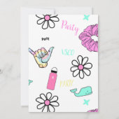 002 Party-vsco-Trend für Teenager Ankündigung (Rückseite)