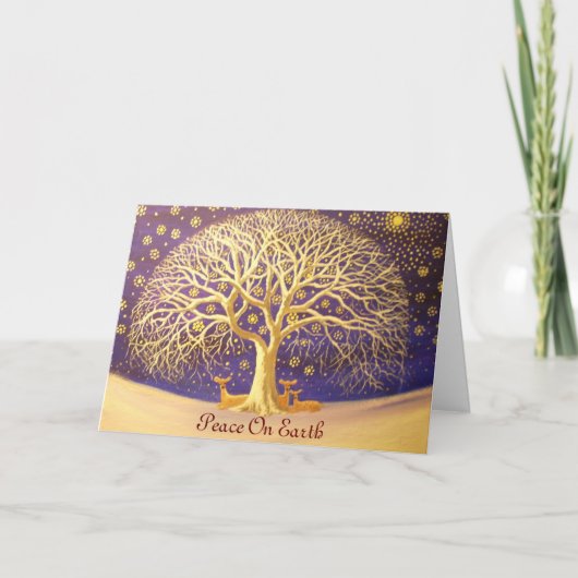 002, WELTFRIEDEN FEIERTAGSKARTE (Vorderseite)