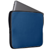 003366 Solid Dark Blue Background Laptop Sleeve (Vorne Rechts)