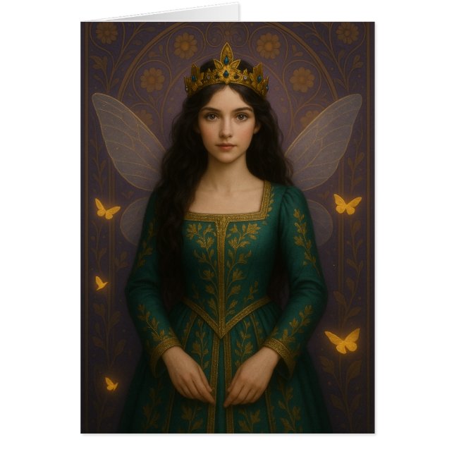 003_A fairy princess in emerald green. (Vorne)