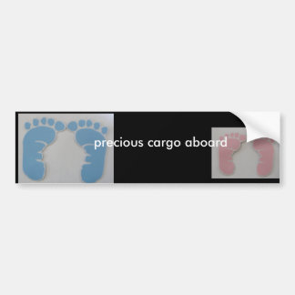 004, 003, wertvolle Fracht an Bord Autoaufkleber