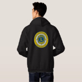 004 - Kapuzenpullover Hoodie (Schwarz voll)