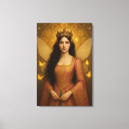 005_A fairy princess in rose pink. Leinwanddruck