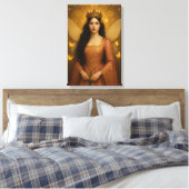 005_A fairy princess in rose pink. Leinwanddruck (Insitu (Schlafzimmer))