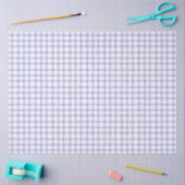 005 Iris Lavendel Gingham-Tissue-Papier Seidenpapier (Basteln)