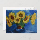 0062-les Tournesols Postkarte (Vorne/Hinten)