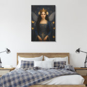 006_A fairy princess in royal blue. Leinwanddruck (Insitu (Schlafzimmer))