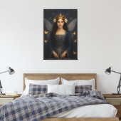 006_A fairy princess in royal blue. Leinwanddruck (Insitu (Schlafzimmer))