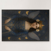 006_A fairy princess in royal blue. Puzzle (Horizontal)