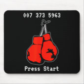 007 373 5963 The Dream Fight Video Game Code Boxin Mousepad (Vorne)