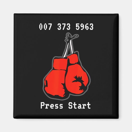 007 373 5963 The Dream Fight Videospiel-Code Boxin Magnet (Vorne)