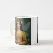 007_A fairy princess in golden yellow. Kaffeetasse (Vorderseite Links)