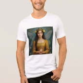 007_A fairy princess in golden yellow. Tri-Blend Shirt (Vorderseite)