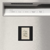 007 Kleinigkeiten genießen Sticker Magnet (In Situ (Geschirrspüler))