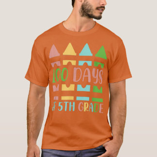 00 Days Of 5th Grade School Kids Happy 00 Days Of  T-Shirt