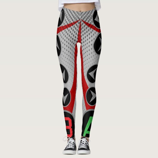 00 LVL-Betrüger-Code-Leggings Leggings (Vorderseite)