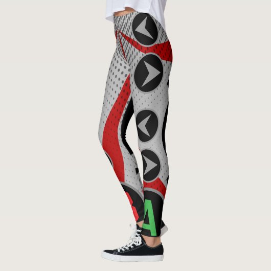 00 LVL-Betrüger-Code-Leggings Leggings (Links)