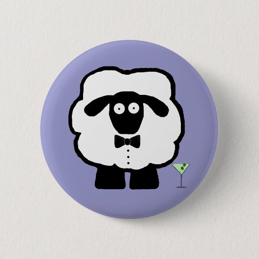 00 Schaf-Knopf Button (Vorderseite)