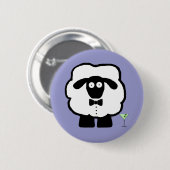 00 Schaf-Knopf Button (Vorne & Hinten)