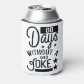 00 Tage ohne Vater Joke Zero Tage Vatertag Dosenkühler (Kanne Rückseite)