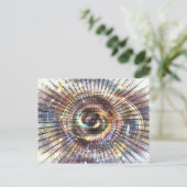 0100101010001101 (Teil 2) | Code Binary Cyberspace Postkarte (Stehend Vorderseite)