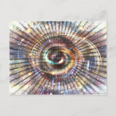 0100101010001101 (Teil 2) | Code Binary Cyberspace Postkarte (Vorderseite)