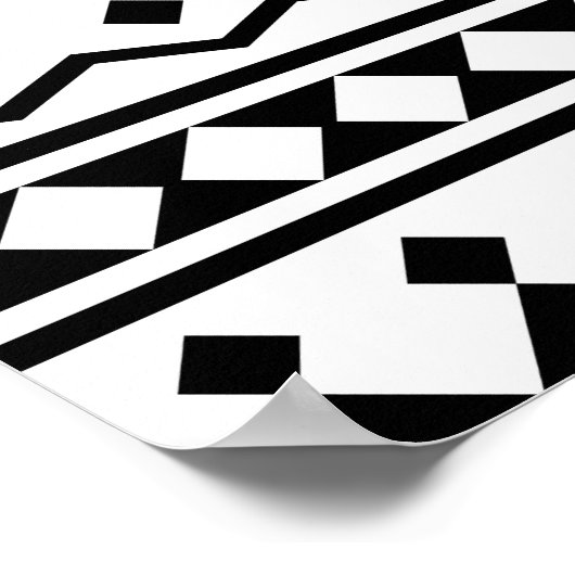 01012020 Ethnisches Muster für Stämme-01 Poster (Ecke)