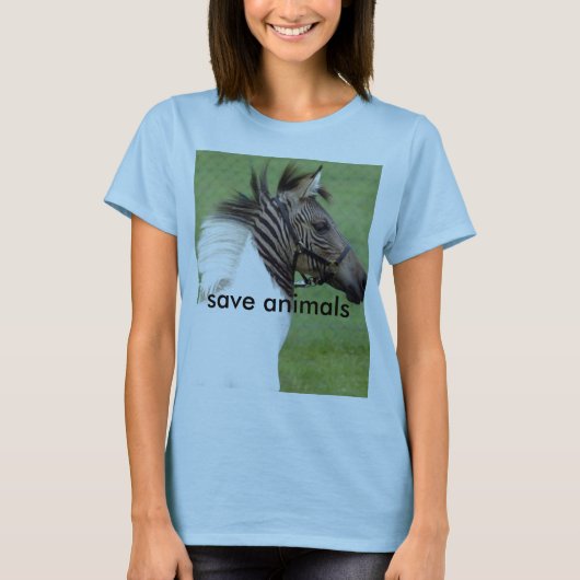 0102090491100, retten Tiere T-Shirt (Vorderseite)