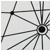 010316 Network - Black on White Stoff (Nahaufnahme)