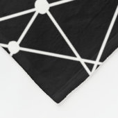 010316 Network - White on Black Fleecedecke (Ecke)