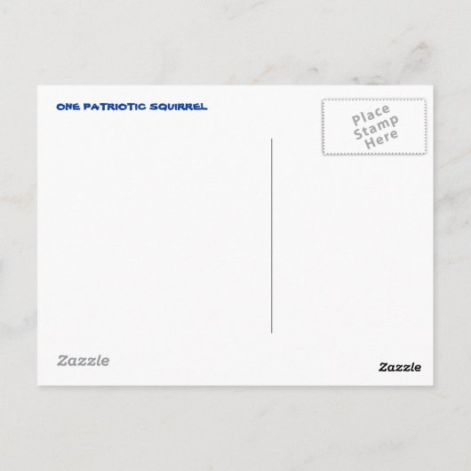 010510-4-APC ONE PATRIOTIC SQUIRREL POSTKARTE (Rückseite)