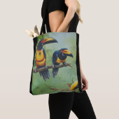 0108 - Tropical Bird Tote Bag Tasche (Von Nahem)