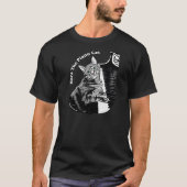 #010 Nora die Klavier-Katze T-Shirt (Vorderseite)