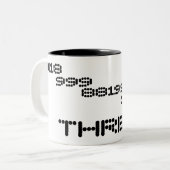0118, 999, 88199, 9119, 725, DREI!! TASSE (Vorderseite Links)