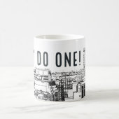 0121 TUN Sie EIN und Birminghamcityscape auf Tasse (Mittel)