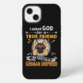 012 Ich Fragte Gott für einen echten Freund, den e iPhone 13 Hülle