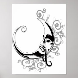 012-Subliminal Phycosis-012 Mondfarbe Poster