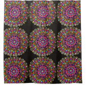 0135 - Mandala Pattern - Duschvorhang (Vorderseite)