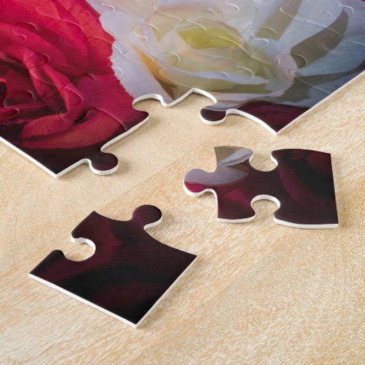 0140-Hochzeitstorte mit Rings, Rose Puzzle (Seite)