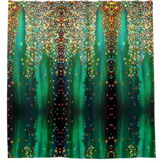 0166 - Wasserfall - Duschvorhang (Vorderseite)