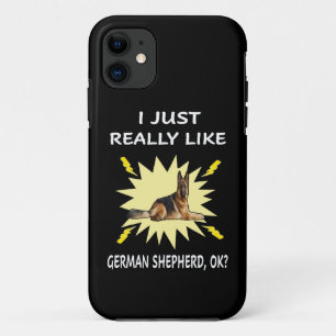016 Ich mag Deutscher Schäferhund einfach OK Case-Mate iPhone Hülle