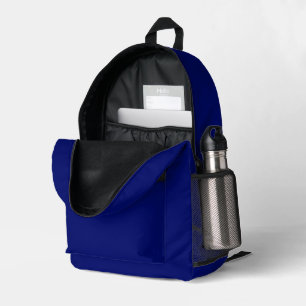 #017 Dark Royal Blue Color Collection Bedruckter Rucksack
