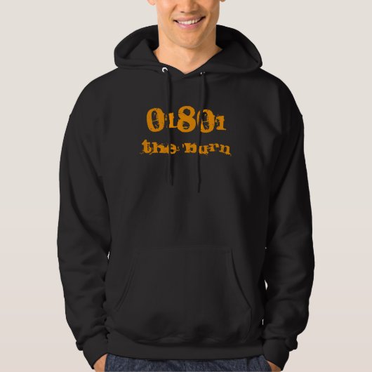 01801 die "brennen hoodie (Vorderseite)