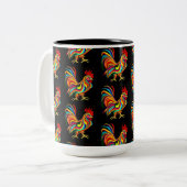 0180 - Rooster-Tasse Zweifarbige Tasse (Vorderseite Links)