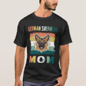 018 German Shepherd Mama T-Shirt (Vorderseite)