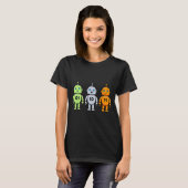 01 10 11 Roboterprogrammierung lustige Männer Frau T-Shirt (Vorne ganz)